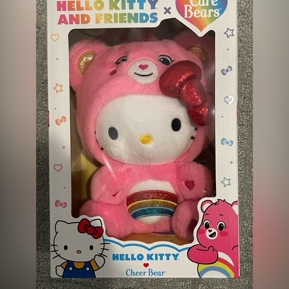 Hello Kitty Pink and Red Plush Bear Costume